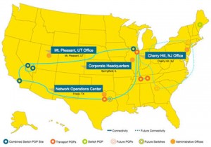 ANZ Communications Network Map