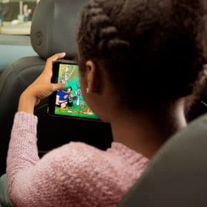 ATT and GM, 5G - Kid on Device in Car