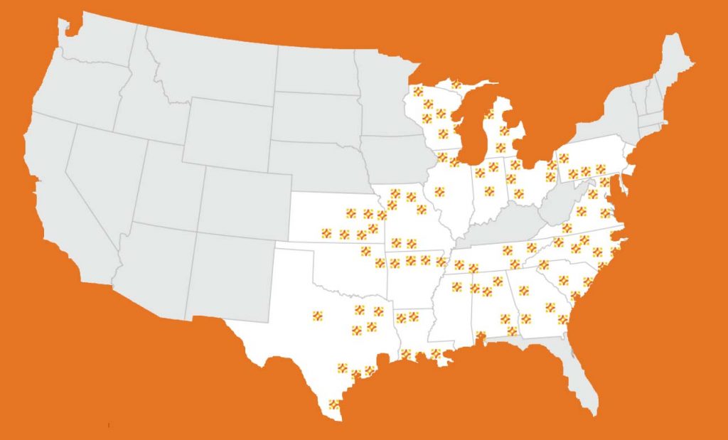 Brightspeed Serving Map