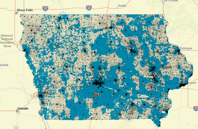 Iowa Releases Broadband Map Opens Challenge Window