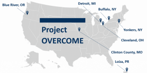 Project OVERCOME Communities Map