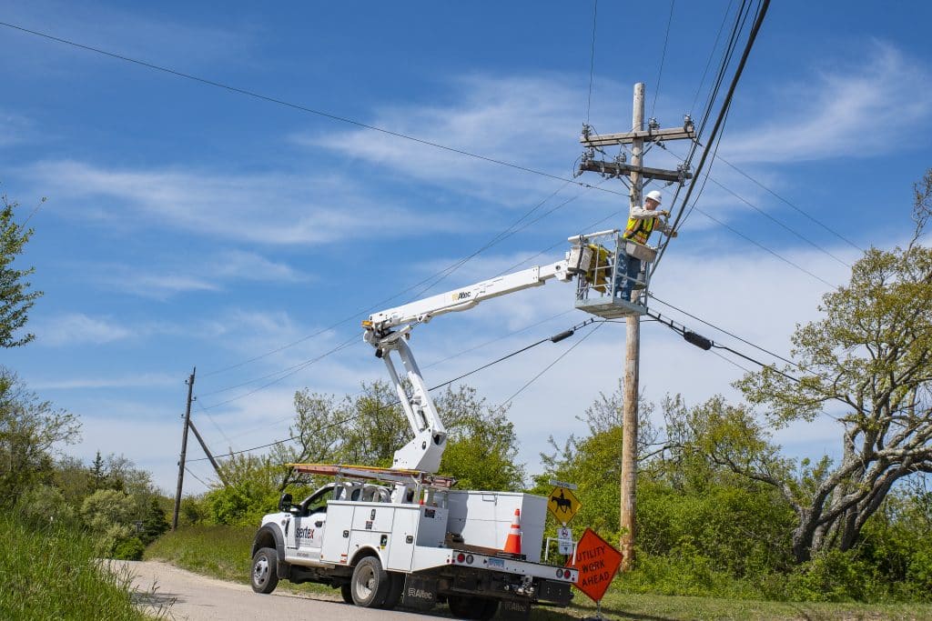 Block Island Fiber Installation