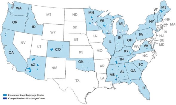 TDS footprint map