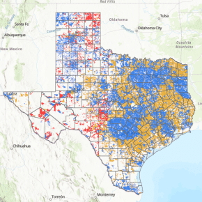 Texas Broadband Development Map