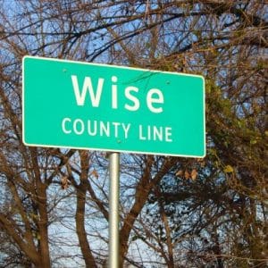 Wise County Texas sign