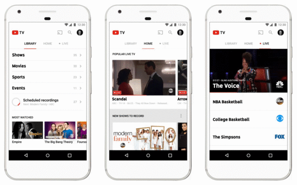 youtubetv mobile app