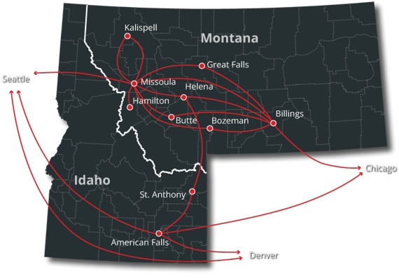 Blackfoot Network Map