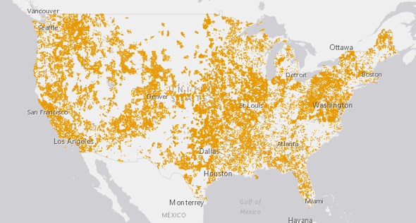 CAF Auction Map
