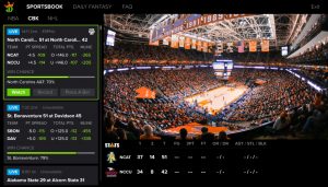 DrfatKings app display on Dish TV
