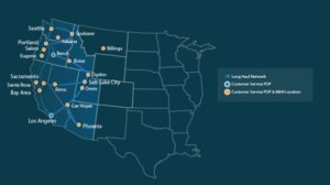 Electric Lightwave network map