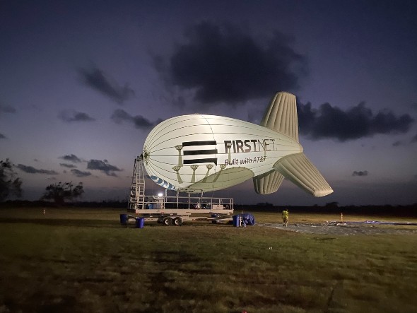 firstnet one blimp picture