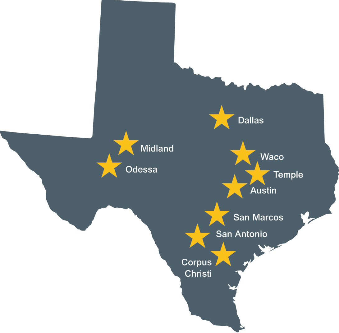 Grande Communications Service Territory (Source: Grande Website)
