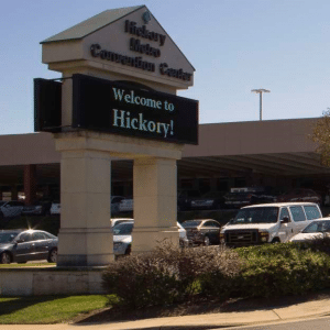 hickory north carolina sign