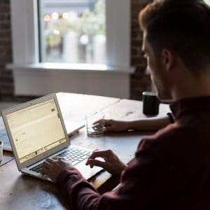 Man on laptop