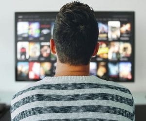 man watching TV (1)
