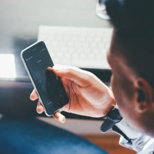 Man on cellphone
