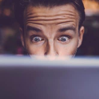 surprised look