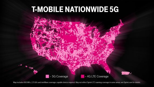 t-mobile 5g network map