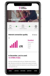 T-Mobile Home Internet app screenshot