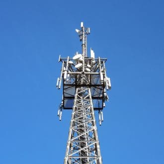 C-band transmission tower