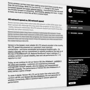 verizon full tranparency document