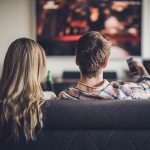 couple watching TV