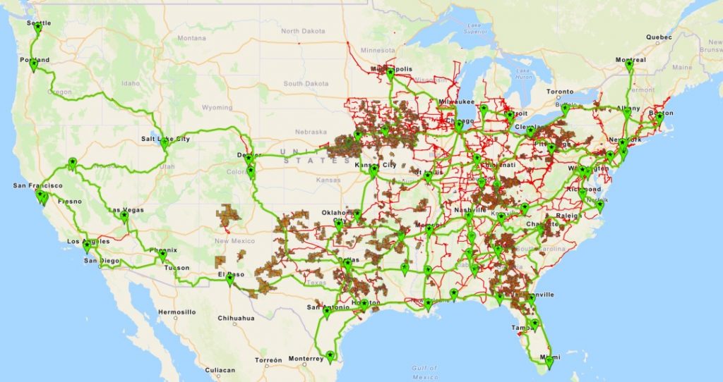 Windstream network map