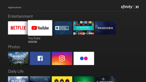 xfinity youtube