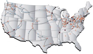 Zayo Network Map