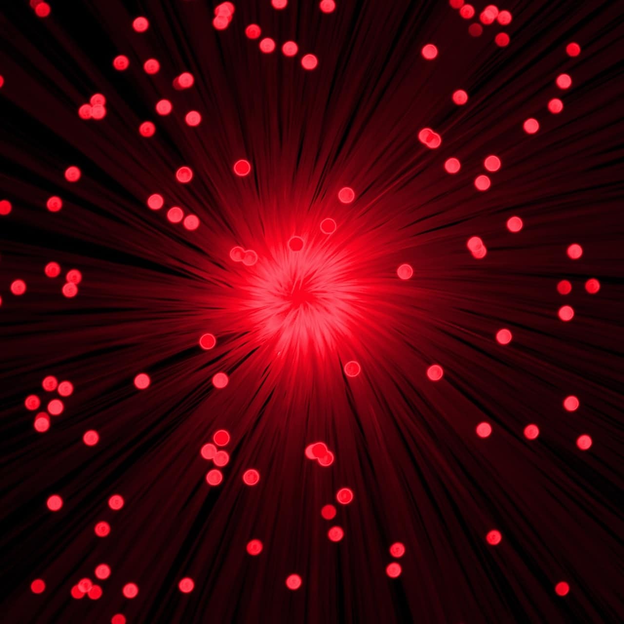 Fiber Optics Red