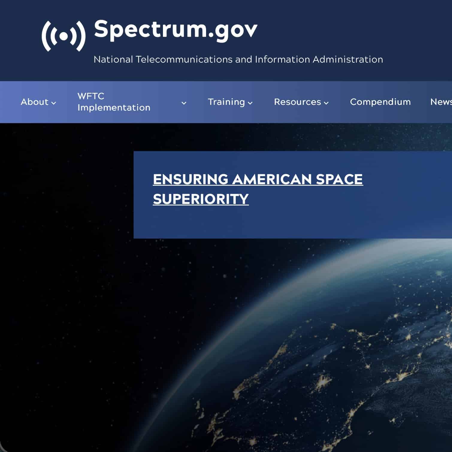 The NTIA launches spectrum.gov to help manage spectrum issues