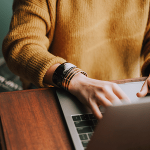 Woman on laptop
