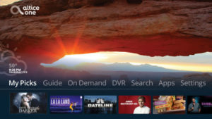 altice one UI