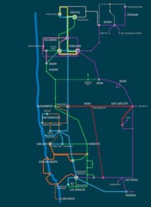 electric lightwave metro network map