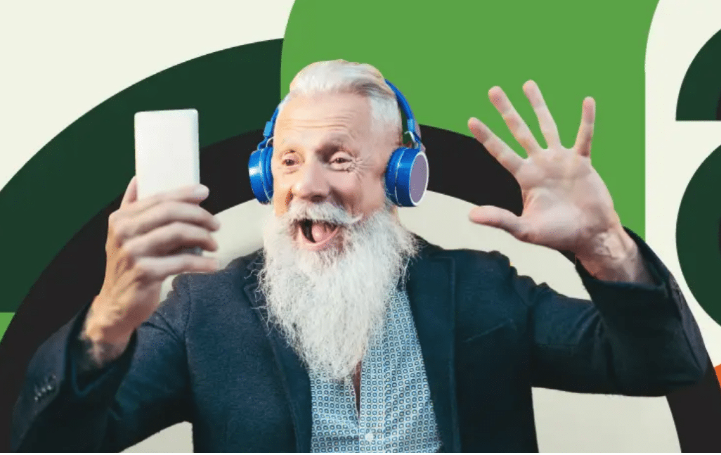 fun man on internet