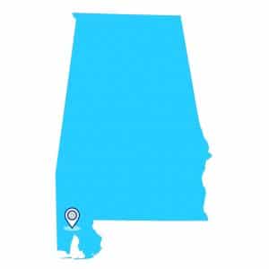 Map of Alabama