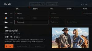 MobiTV Interface (Source: MobiTV)