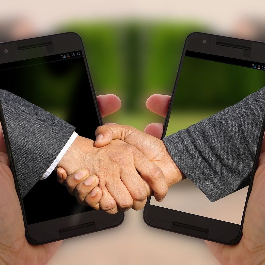 Mobile handshake, agreement