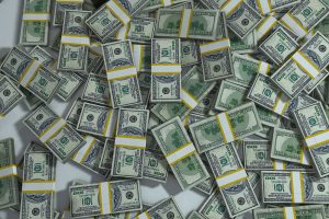 pile of money