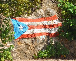 puerto rico painted flag