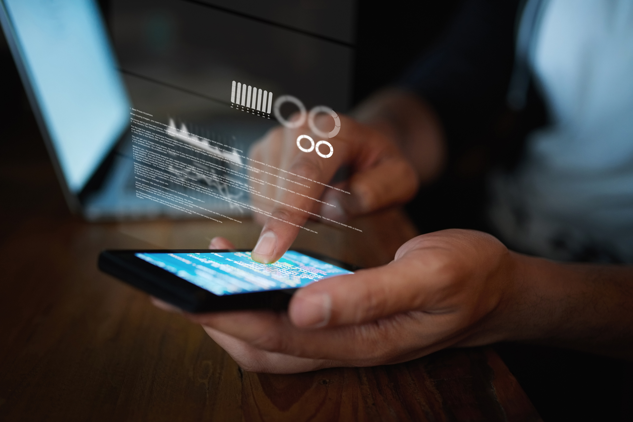 smartphone contact tracing image